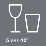 Đặc biệt đối với các món ăn tinh tế: chương trình Glass 40 ° C.